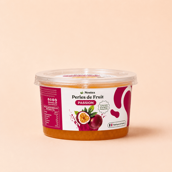 Passion Fruit Bubble Tea Popping Boba, 450g