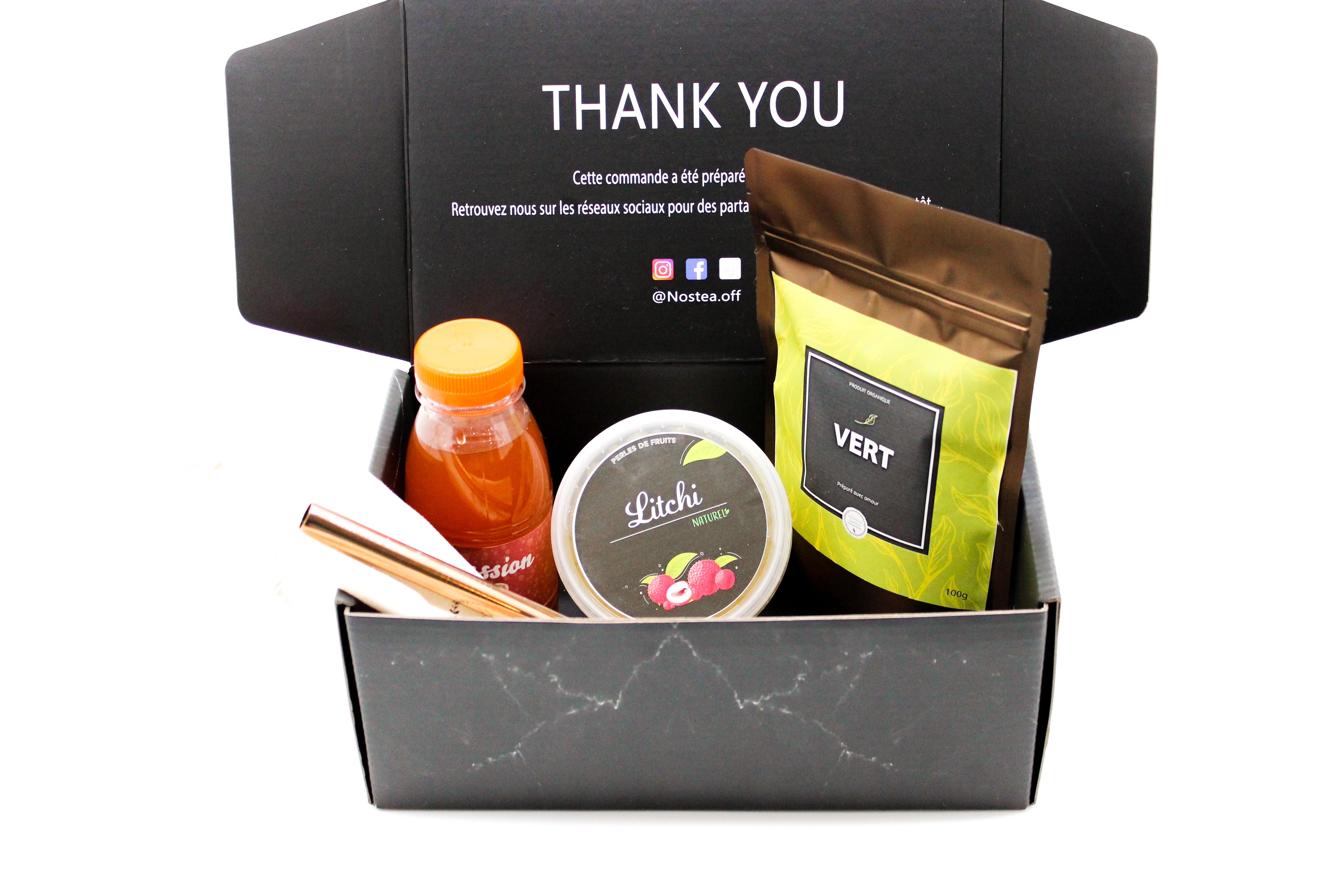 Présentation du kit à bubble tea