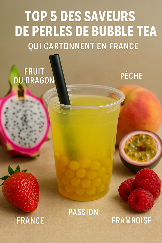 🧋 Top 5 des Saveurs de Perles de Bubble Tea qui Cartonnent en France