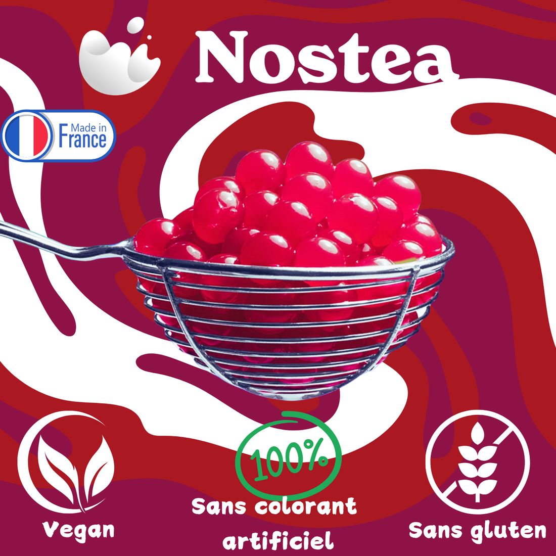 Les Perles de Fruits NOSTEA : 100 % Vegan et Sans Gluten, la Qualité Garantie