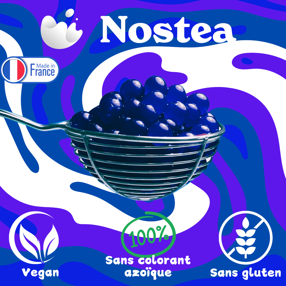 perles de bubble tea myrtille