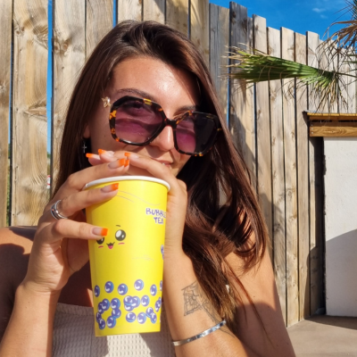 Gobelet carton bubble tea