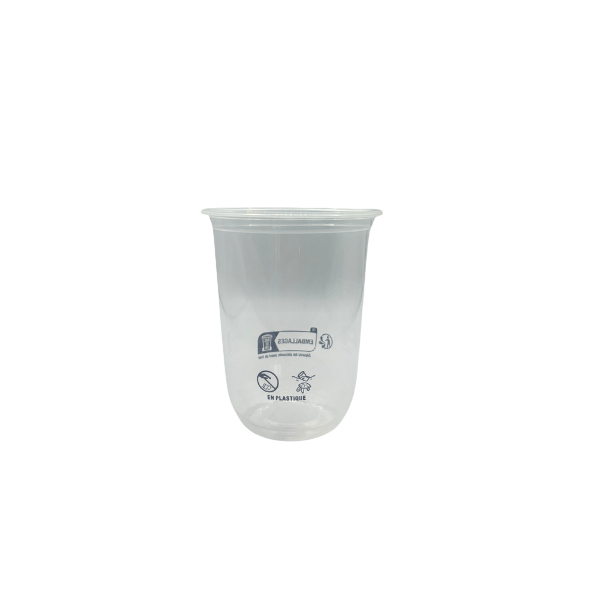Gobelet 480ml spécial Bubble Tea – 16oz, Ø95mm