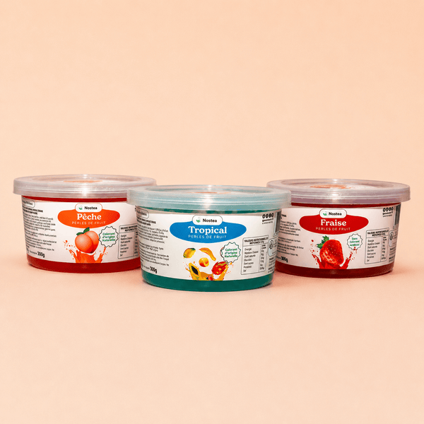 Pack de 3 pots de Perles de Bubble Tea 2