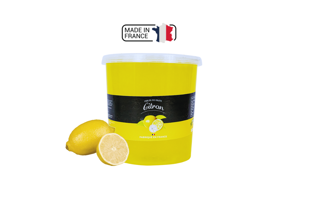 Perles de fruit citron 3,2kg pour bubble tea – Nostea