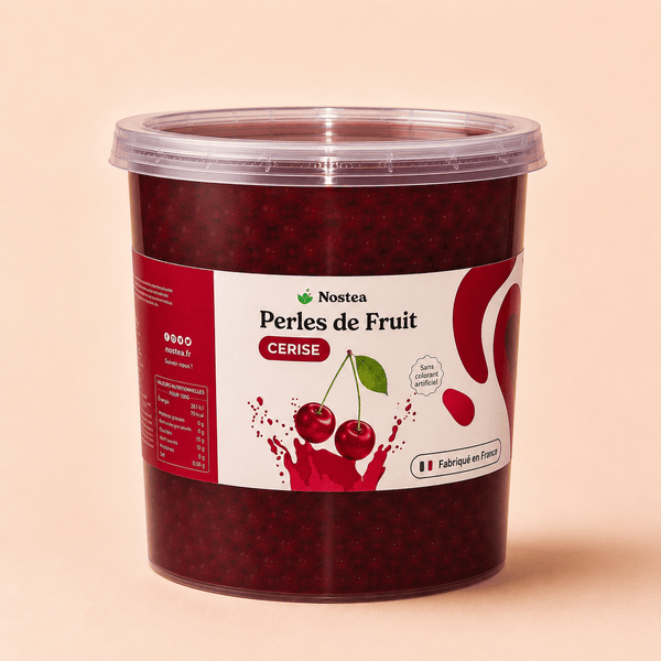 perles de bubble tea cerise