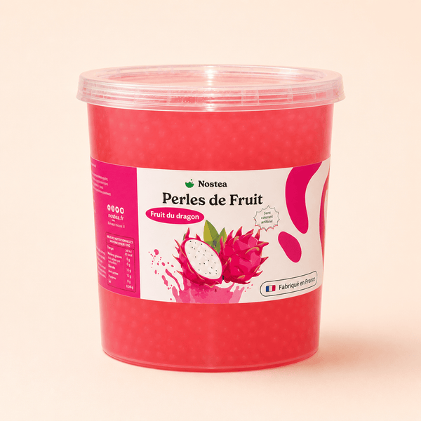 perles de bubble tea fruit du dragon