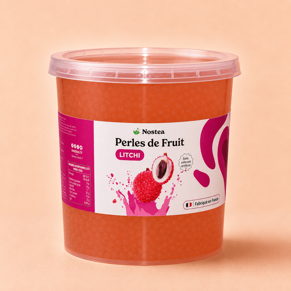 perles de bubble tea litchi