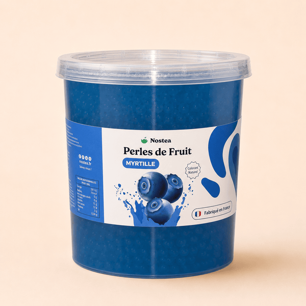 perles de bubble tea myrtille
