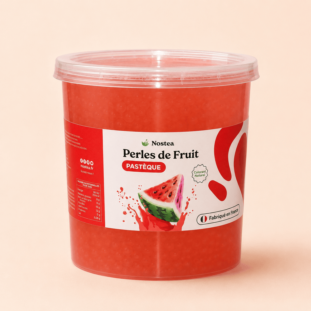 perles de bubble tea pastèque