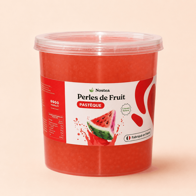 perles de bubble tea pastèque