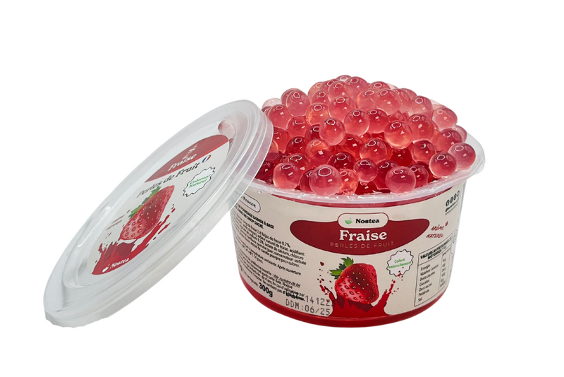 perles bubble tea fraise
