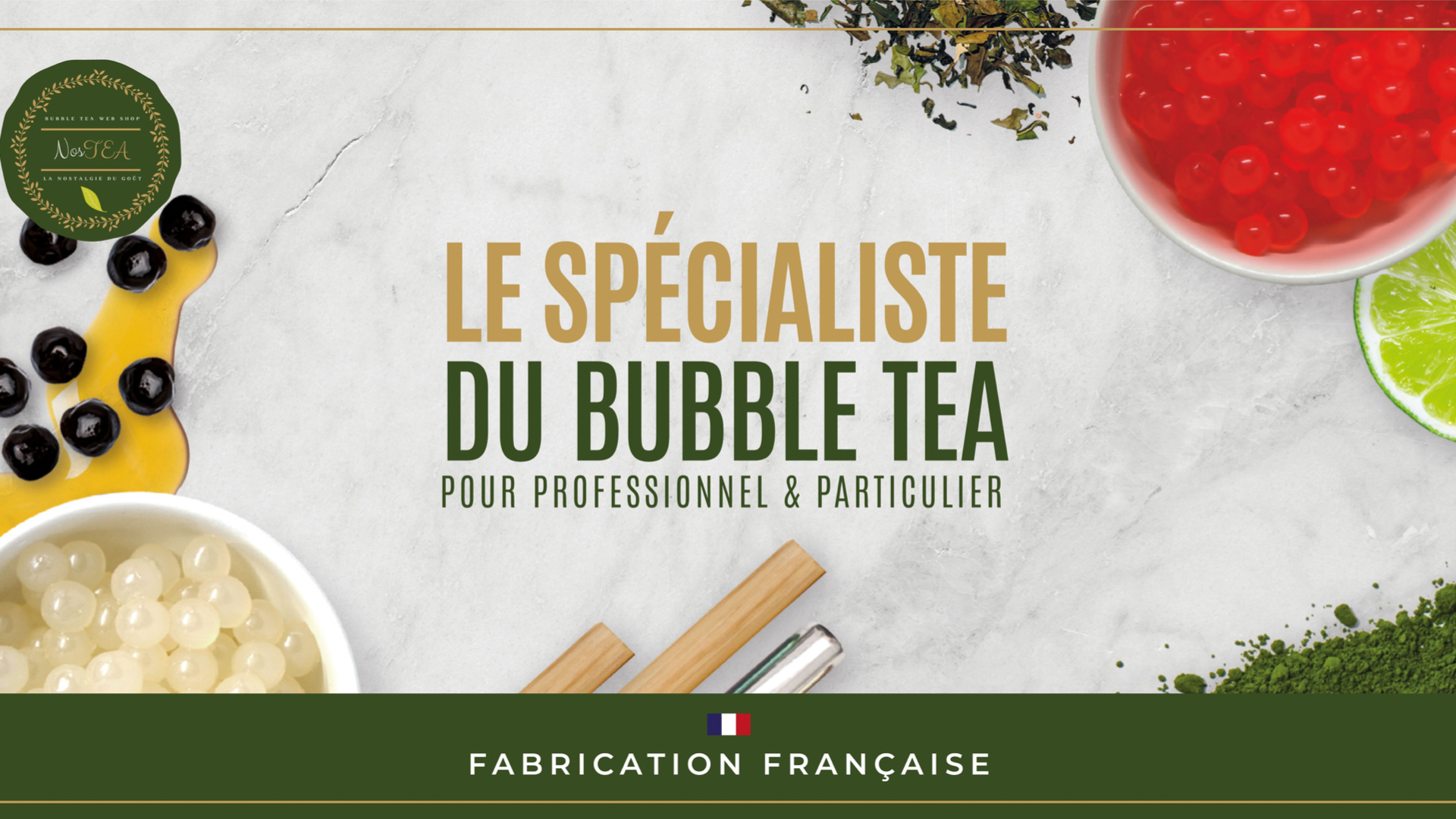 Nostea fournisseur professionnel du Bubble Tea