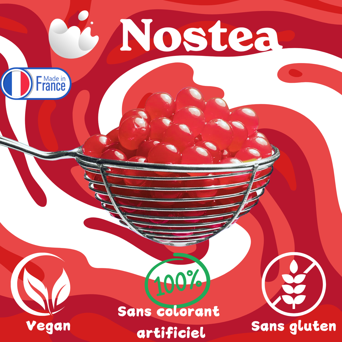 Bubble tea colorant naturel
