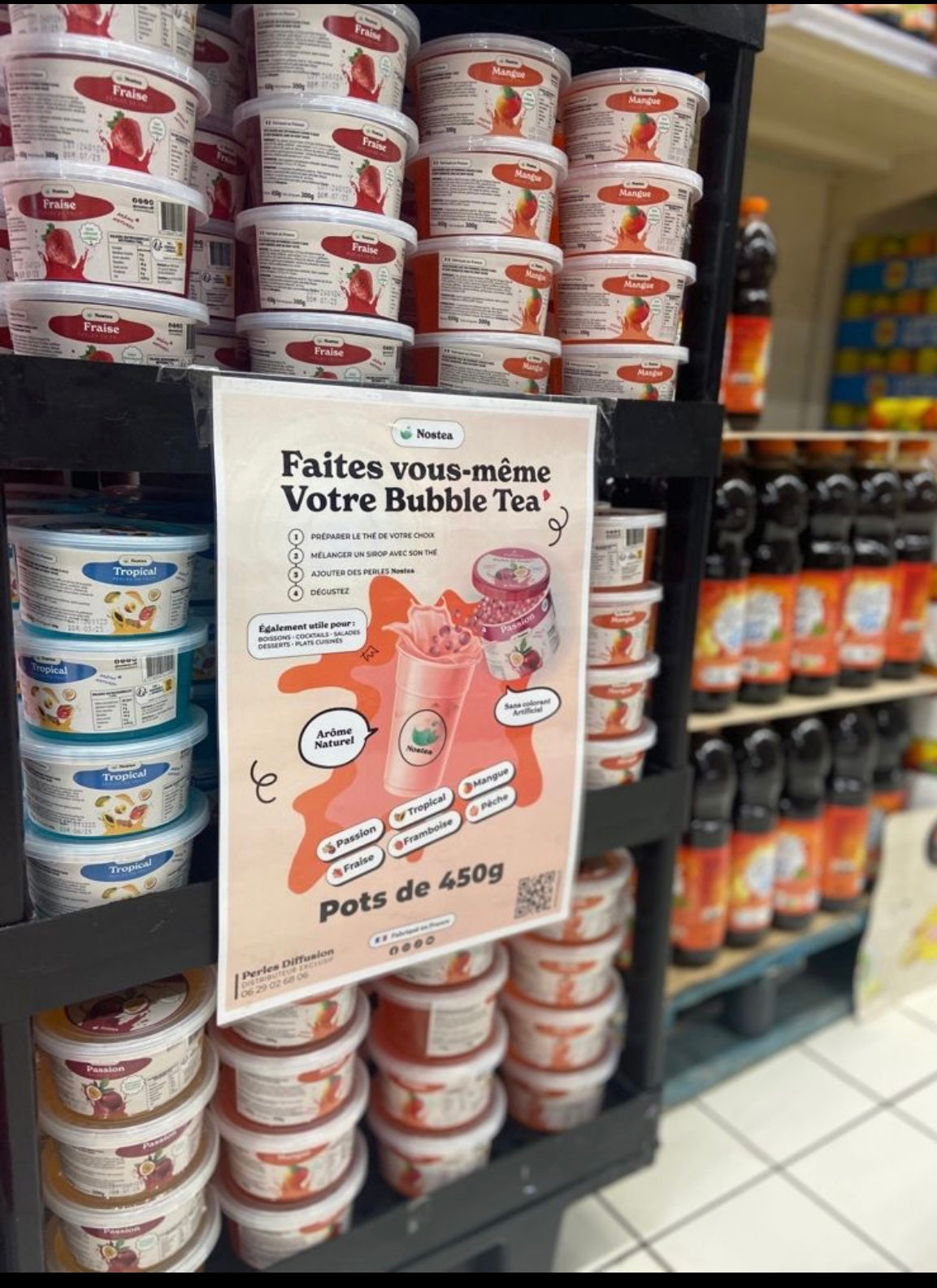 bubble tea Auchan