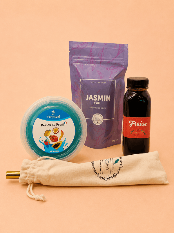 kit bubble tea maison nostea thé jasmin