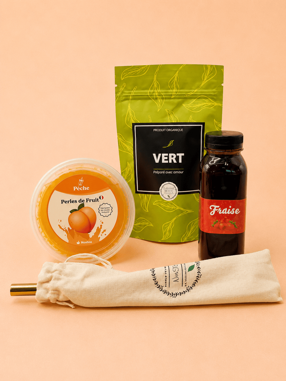 kit bubble tea maison nostea thé vert