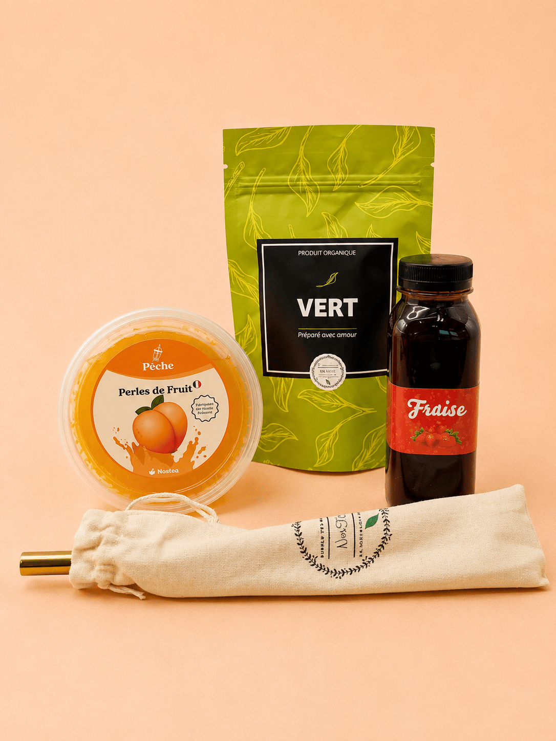 kit bubble tea maison nostea thé vert 2