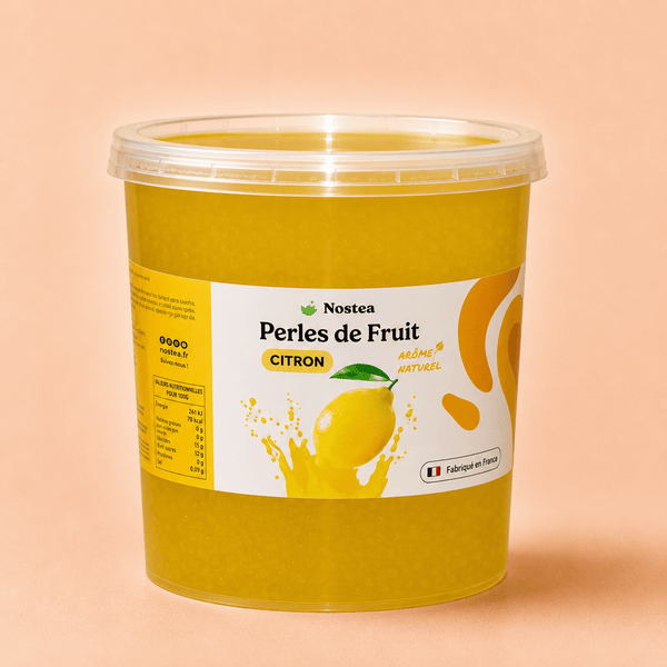 Perles de fruit citron 3,2kg pour bubble tea
