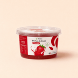 petit pot de perles de bubble tea fruit - fraise