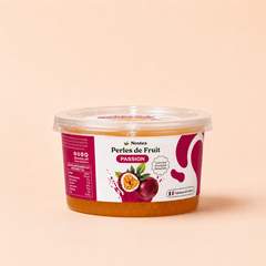 petit pot de perles de bubble tea fruit - passion