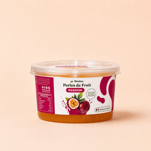 petit pot de perles de bubble tea fruit - passion
