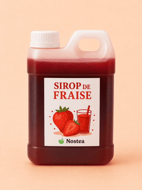 sirop spécial bubble tea fraise