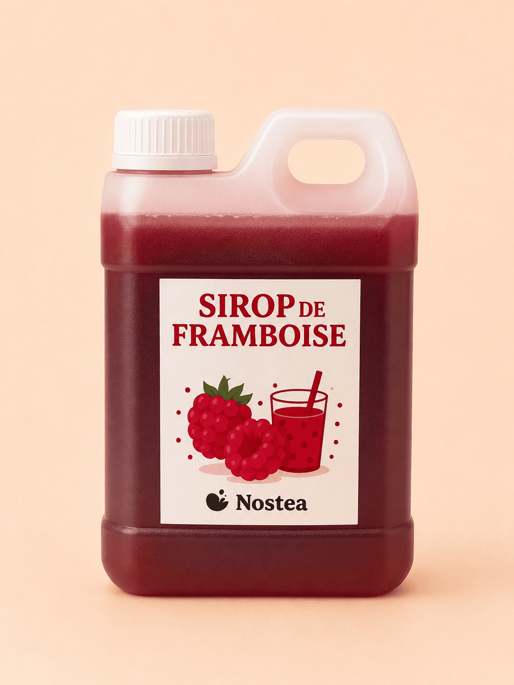 sirop spécial bubble tea framboise