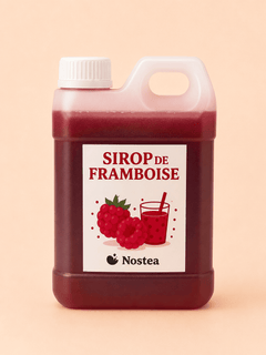 sirop spécial bubble tea framboise