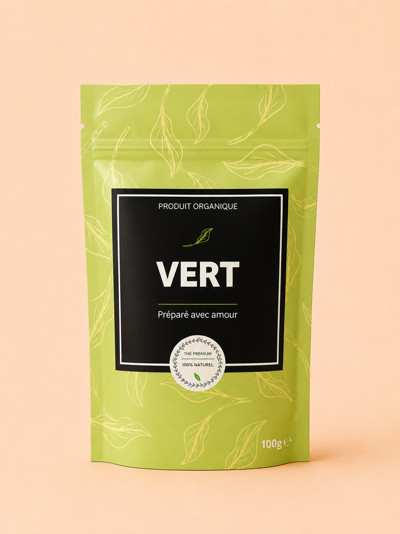 thé vert pour bubble tea nostea