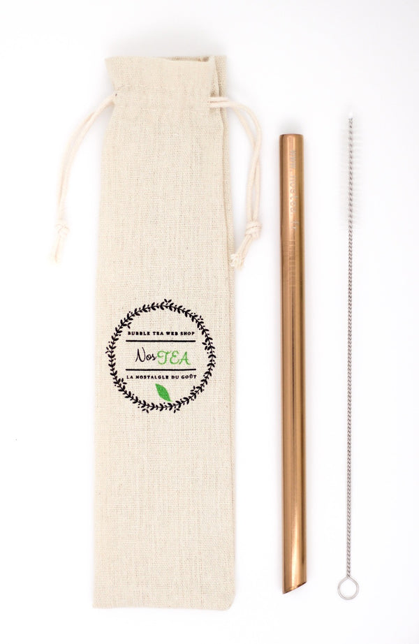 Nostea: Paille pour bubble tea cuivre